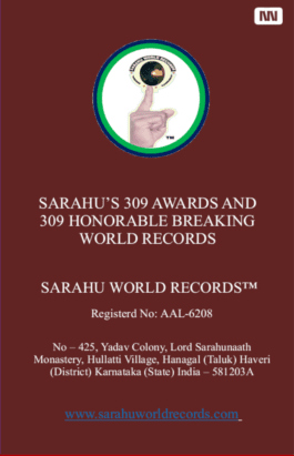 Sarahu’s 309 Awards And 309 Honourable Breaking World Records